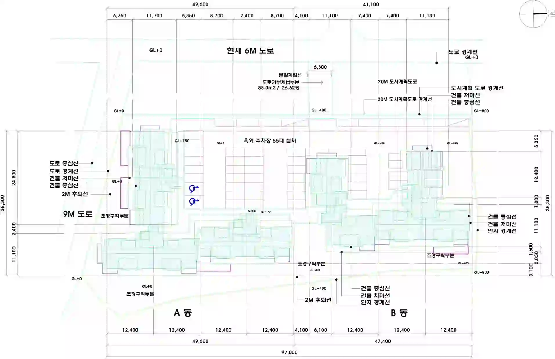 지큐휴먼빌 배치도 이미지